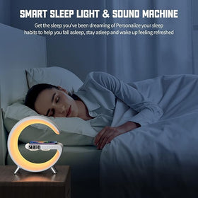 VDZZ lamp wireless charging pad powers compatible devices