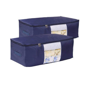 VEAMOR comforter storage bag with clear window for quick contents viewing
