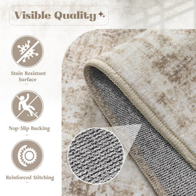 VECARF Stain-resistant surface helps spills wipe away easily.