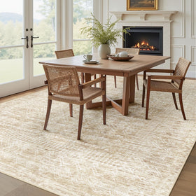 Vecarf rug with non-slip backing keeps 8x10 rug stable