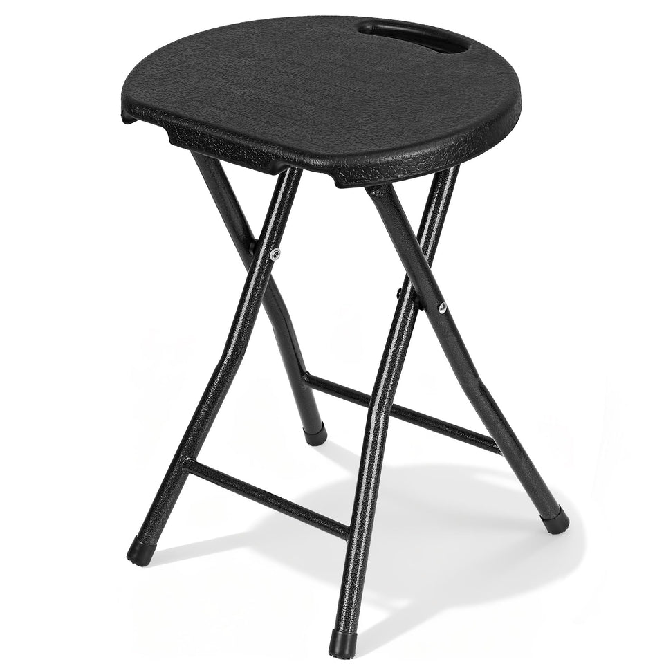 VECELO folding stool with handle offers easy transport and stable seating.