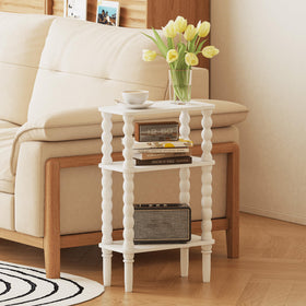 Veegle versatile end table for living room or bedroom with extra surface.