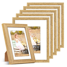 Veelot 8x10 frame set with shatter-resistant HD Plexiglass for a safe, clear display