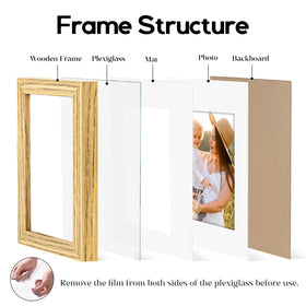 Veelot lightweight frame for easy horizontal or vertical hanging