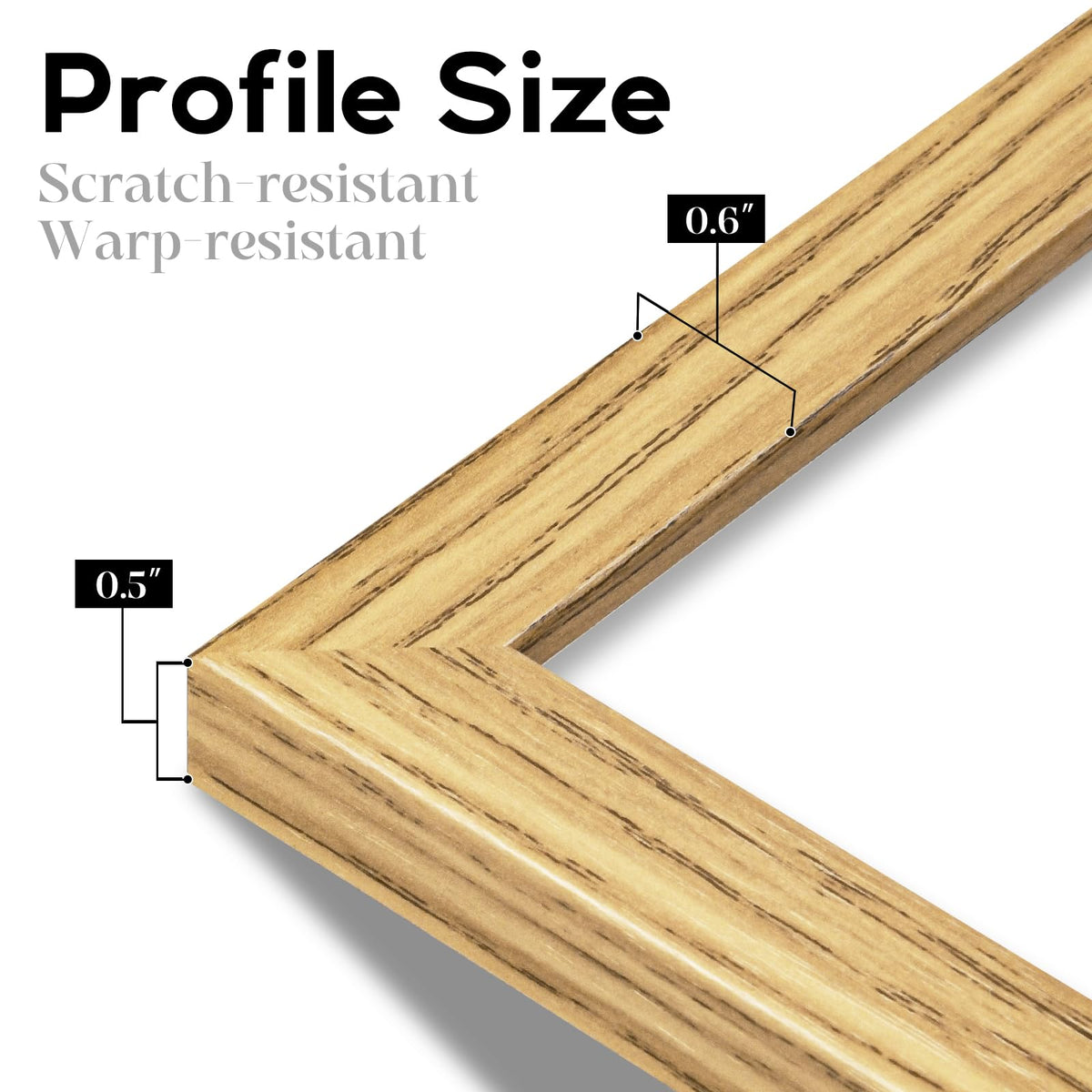 Veelot moisture-resistant MDF frame with PVC coating for humid rooms