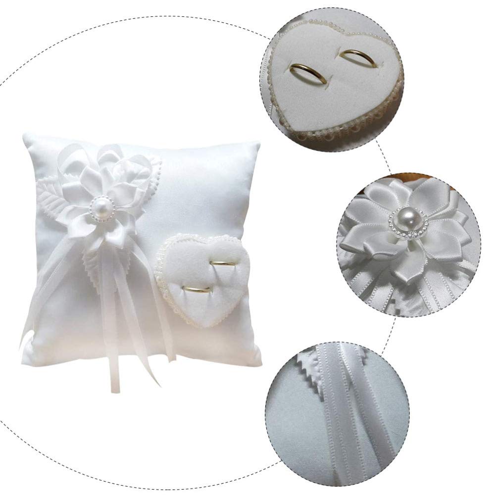 Veemoon delicate floral design pillow suitable for indoor or outdoor weddings