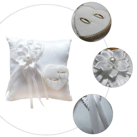 Veemoon delicate floral design pillow suitable for indoor or outdoor weddings