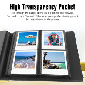 Veicevol high-transparency pocket pages show photos clearly without removing them