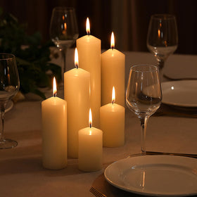 Veiuwa 18-piece candle set packaging and usage ideas.
