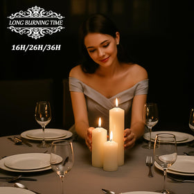 Veiuwa dripless unscented candles for clean, mess-free surfaces.