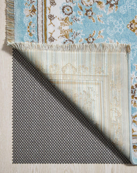 Veken 8x10 rug pad gripper keeps rugs from slipping on hardwood floors
