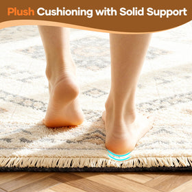 Anti-slip grip keeps rugs smooth on hardwood floors