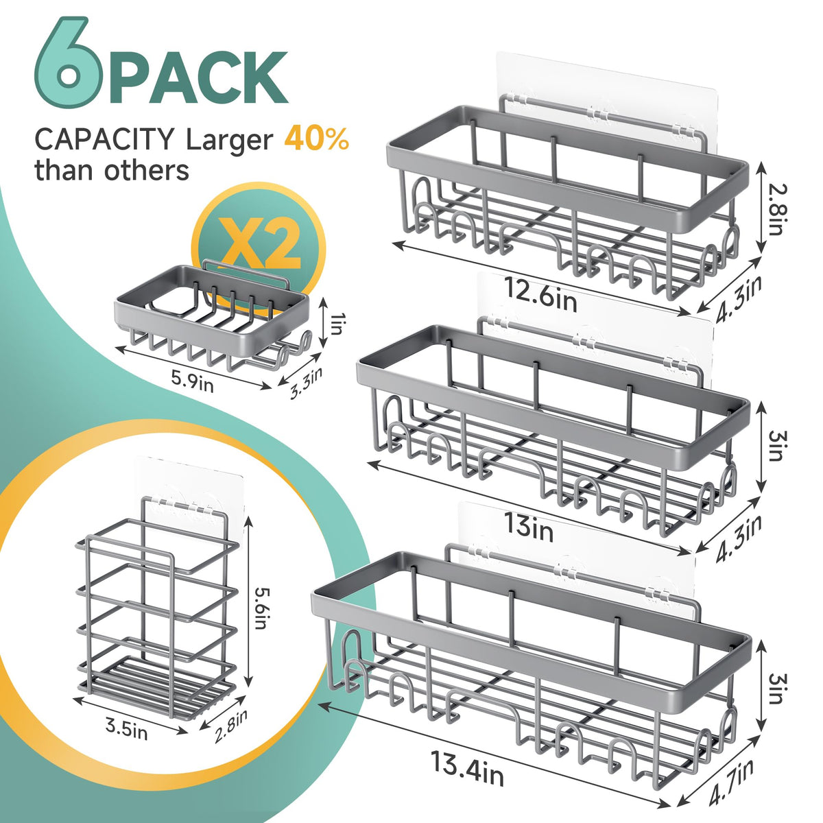 Veken durable bathroom storage for daily use