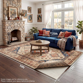 Veken floor protection rug pad preventing scratches and wear.