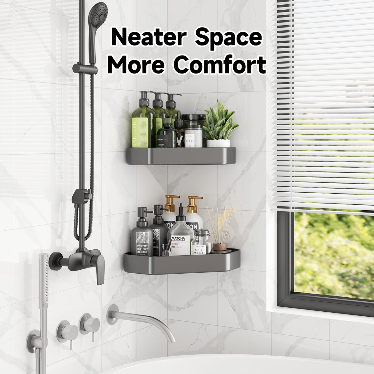 Veken locator clips aid precise, drill-free installation on smooth surfaces.