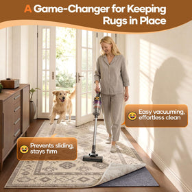 Veken rug pad cross-bar texture close-up highlights stability and wrinkle control.