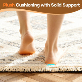 Veken rug pad can be easily trimmed with household scissors for an exact fit.