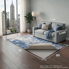 Veken easy-install rug pad ready for immediate placement