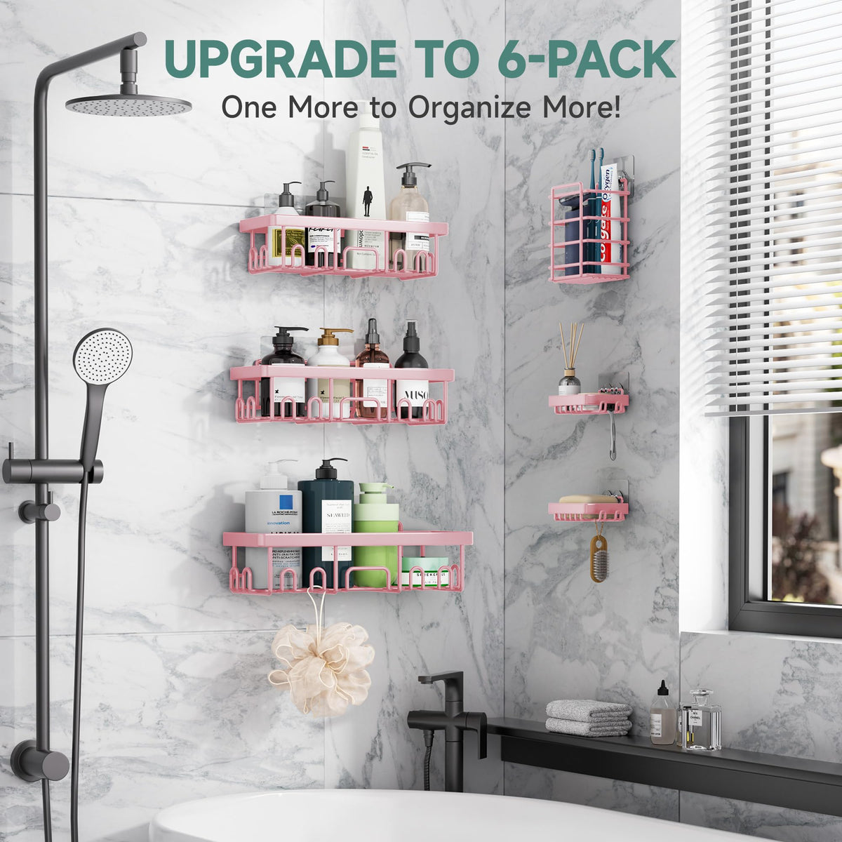 Veken large, medium, and small caddies provide versatile family storage