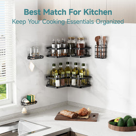 Veken wall-mounted storage for bath and kitchen spaces
