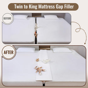 Vekkia gap filler thin profile under sheets for unobtrusive comfort