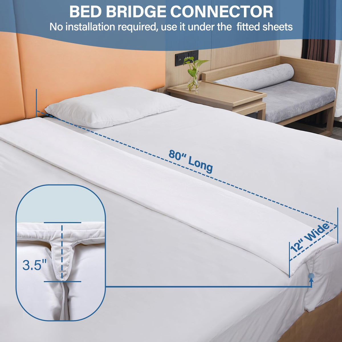 Vekkia guest-room setup showcases ideal use for vacation rentals and hotel rooms.