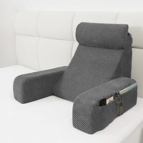 Vekkia reading pillow with a 45° wedge design for ergonomic support and comfort