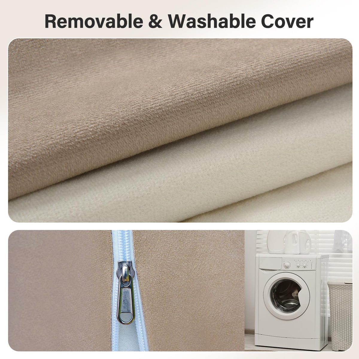 Vekkia reading pillow with built-in portable handle for easy transport.