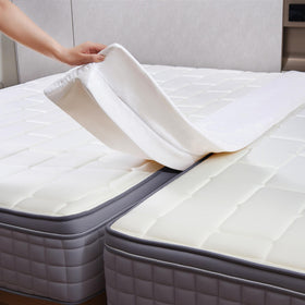 Vekkia split-king gap filler bridge between mattresses for stability and comfort.