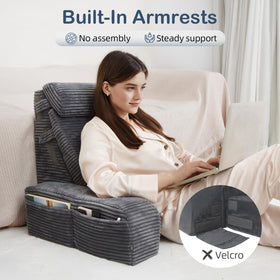 Vekkia three-level foam densities close-up highlighting tailored back support