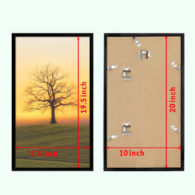 Durable PVC construction of the Veleclo 10x20 frame
