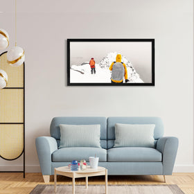 Veleclo 10x20 frame mounted vertically for portrait layout