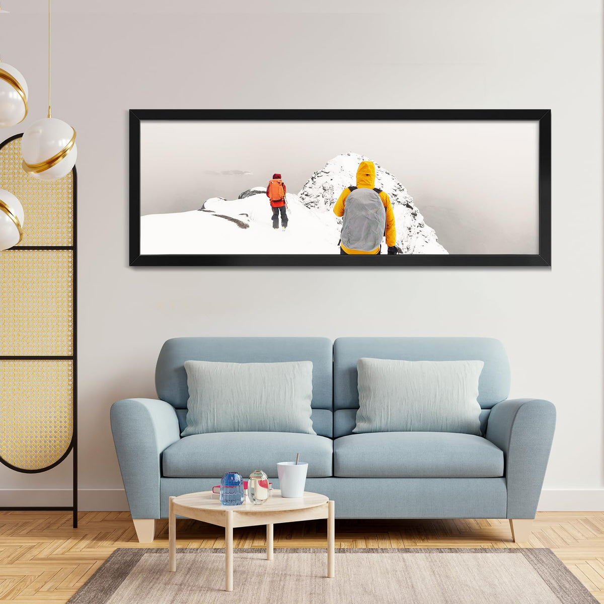 Veleclo 12x36 frame gift-ready display on a wall