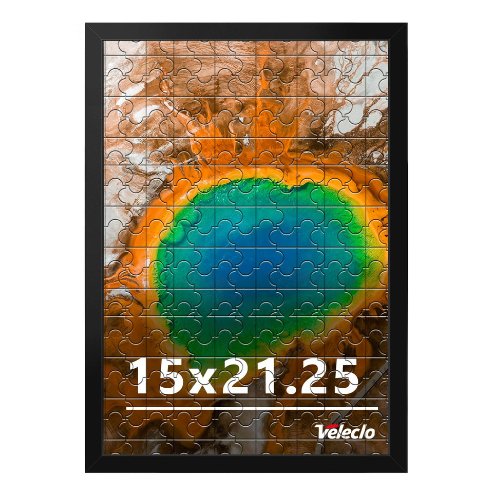 Veleclo 15x21.25 frame on wall for secure, stylish display.