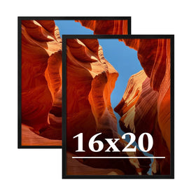 Veleclo 16x20 frame set in black ready for easy wall display