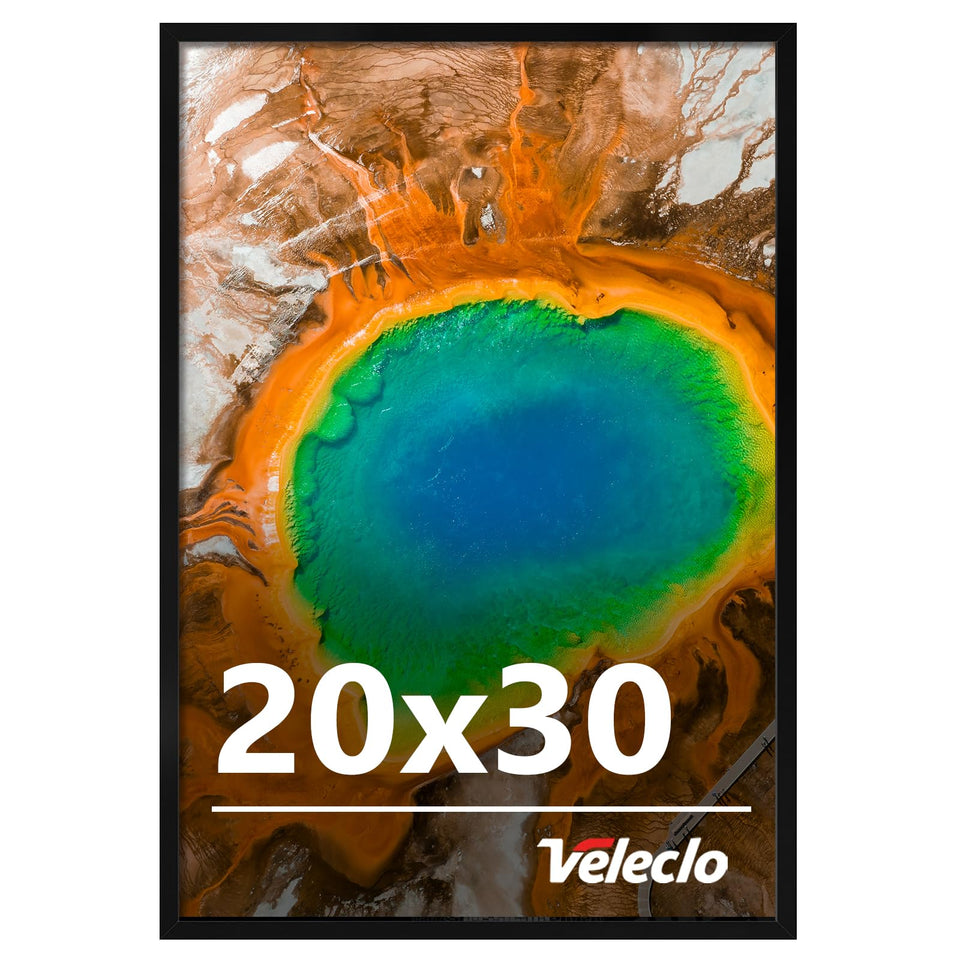 Veleclo 20x30 frame on wall display for a clean gallery look
