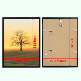 Veleclo 22.375x34 frame closeup plexiglass shows shatter-resistant surface.