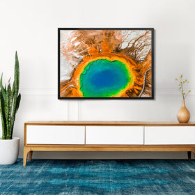Veleclo frame on a wall shows a clean, modern display.