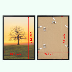 Veleclo 24x32 frame with hanging hardware for vertical or horizontal mounting