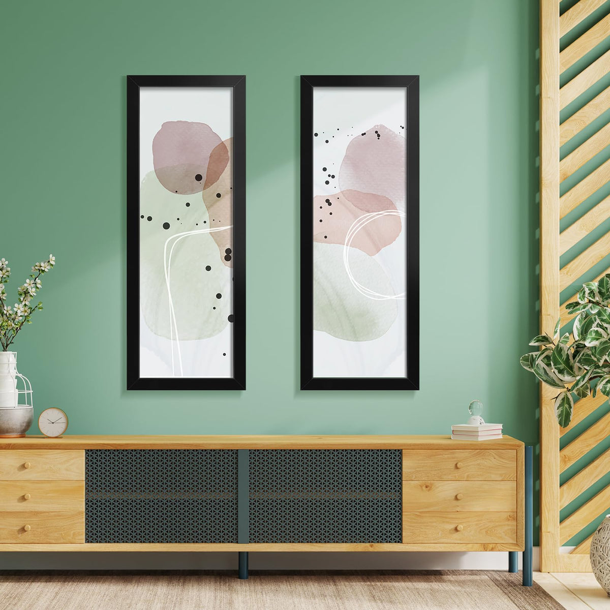 Veleclo included hanging hardware supports vertical or horizontal mounting
