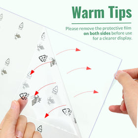 Veleclo shatterproof plexiglass protects your wall display from accidents