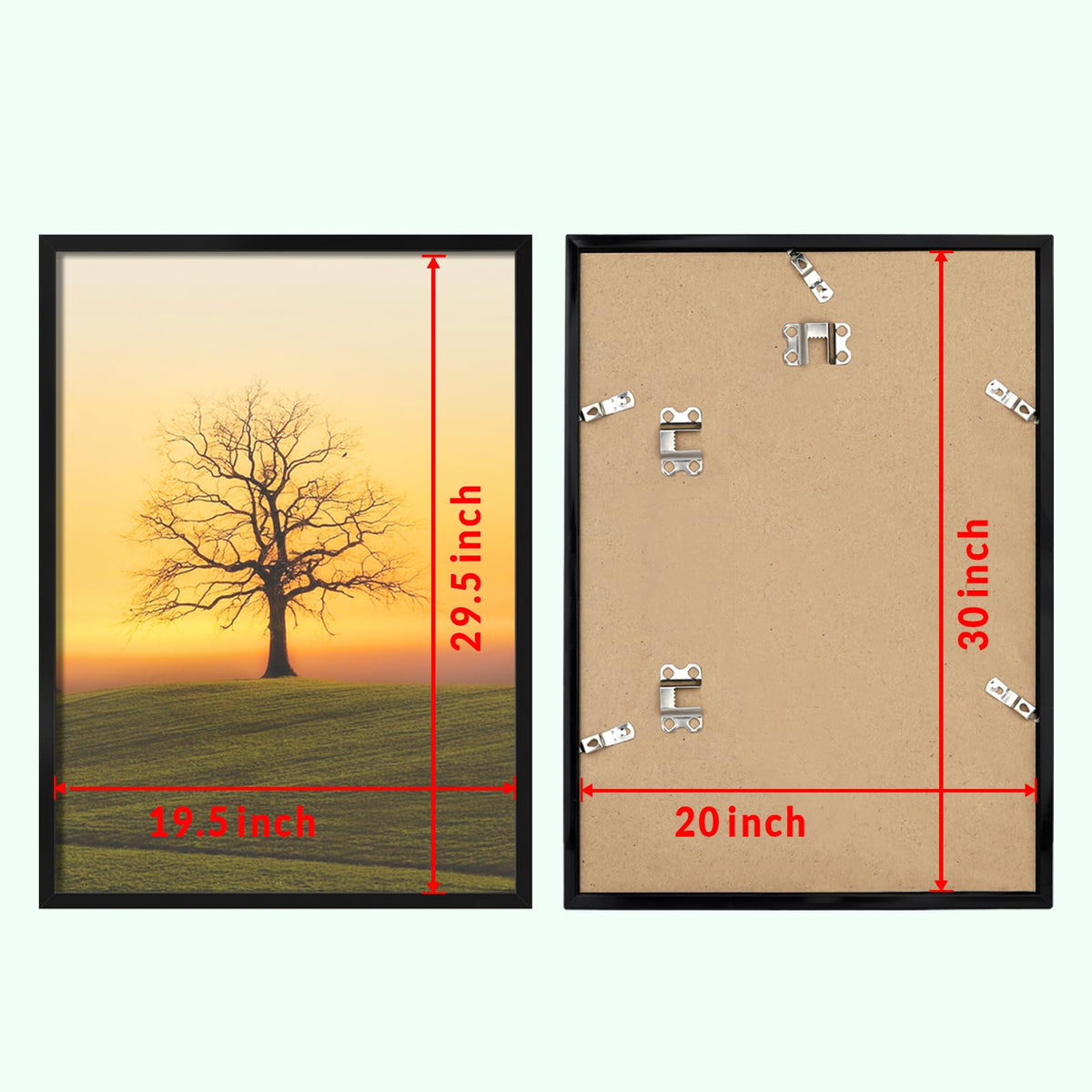 Veleclo shatterproof plexiglass panel protects cherished photos safely