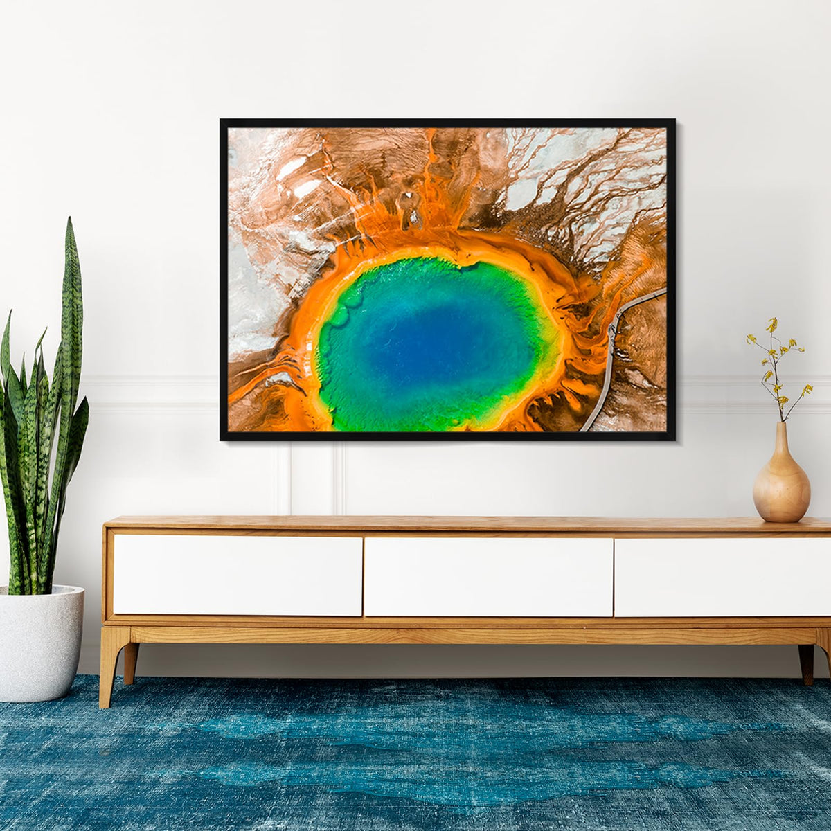 Veleclo shatterproof plexiglass detail provides a safe home décor surface