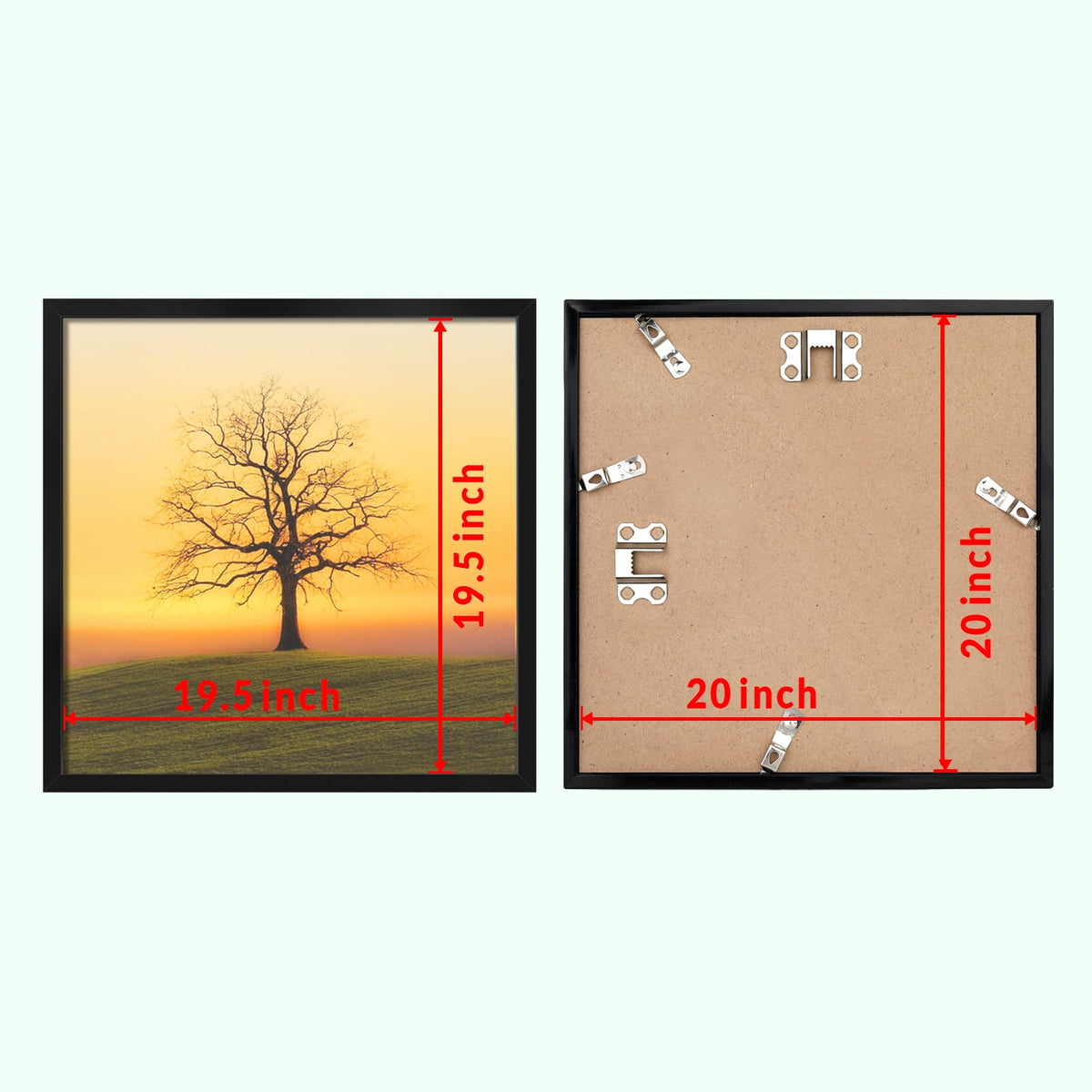 Veleclo sturdy PVC 20x20 frame provides durable wall support.