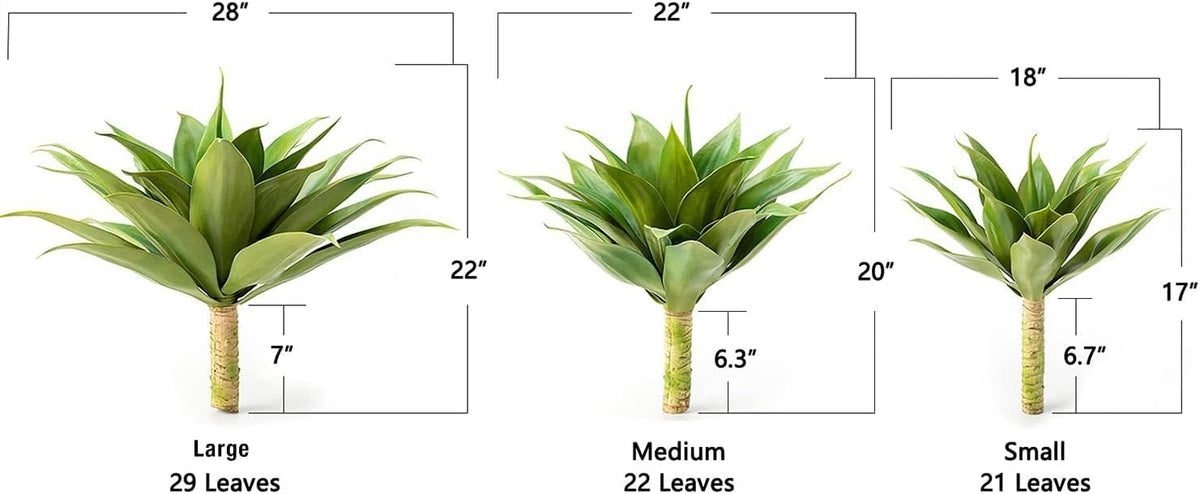 Velener agave plants offer easy setup and reshaping for seasonal arrangements