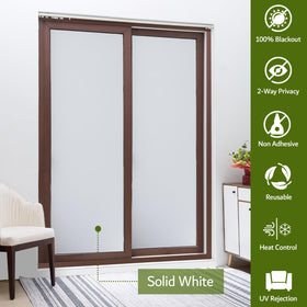 VELIMAX privacy window film delivers full coverage for two-way privacy on transparent surfaces.