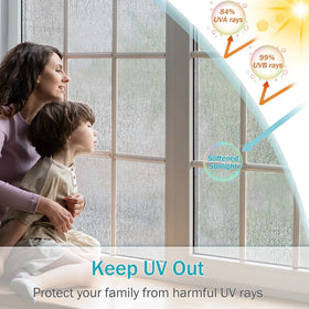 VELIMAX rain glass texture decorates glass panels softly