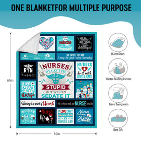 Velivn Nurses Week gift blanket features unique design for heartfelt appreciation.