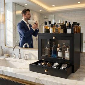 Vellabliss velvet-lined drawer protects watches and small accessories