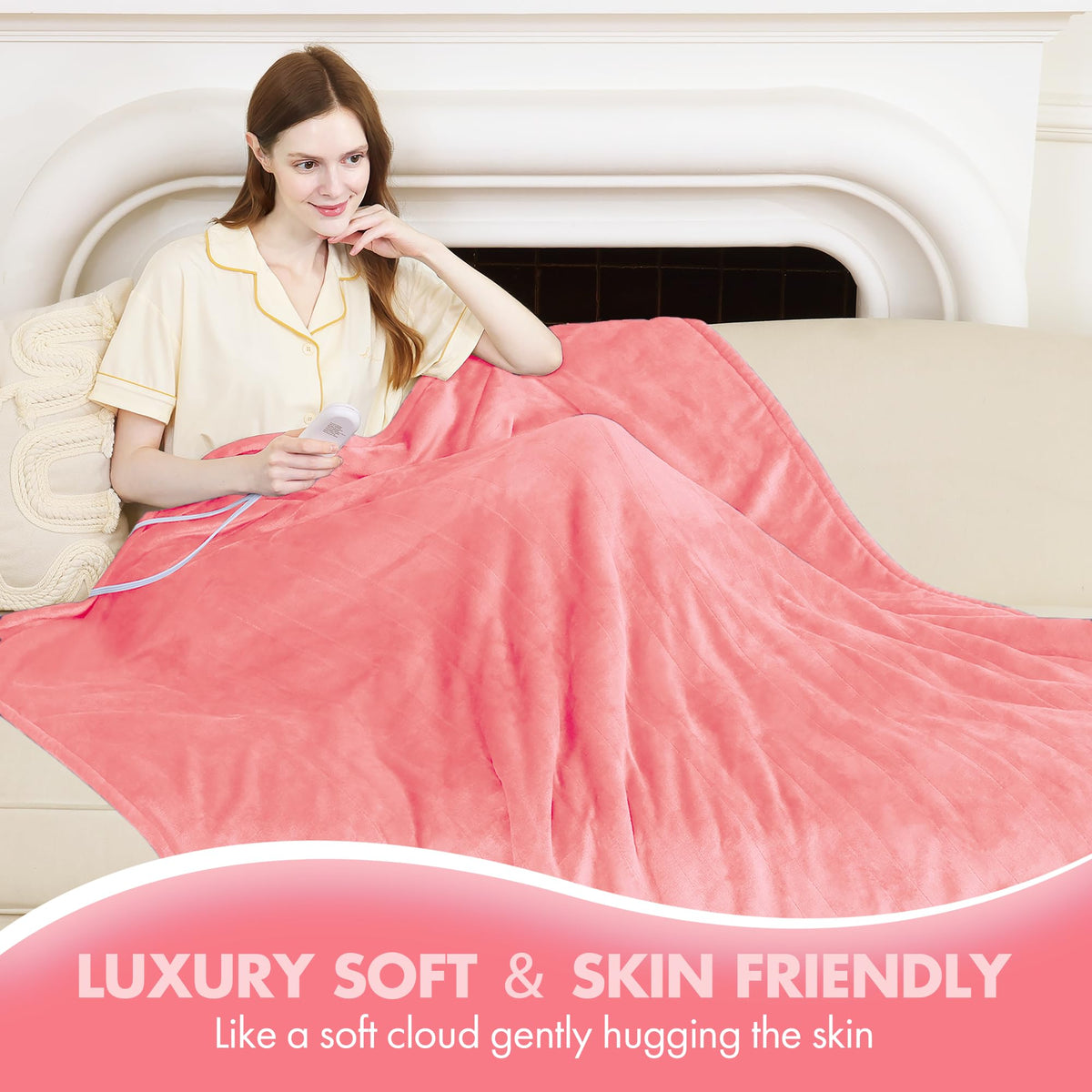 VELLUBAM Machine-washable blanket maintains softness after washes.